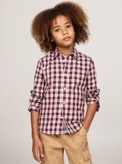 Koszule*Tommy Hilfiger Koszula O Regularnym Kroju W Kratę ROUGE BUFFALO CHECK