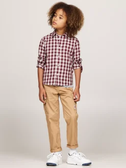Koszule*Tommy Hilfiger Koszula O Regularnym Kroju W Kratę ROUGE BUFFALO CHECK