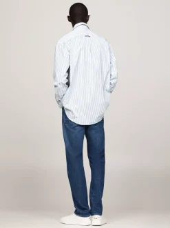 Koszule*Tommy Hilfiger Koszula O Regularnym Kroju BLUE/WHITE