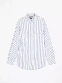 Koszule*Tommy Hilfiger Koszula O Regularnym Kroju BLUE/WHITE