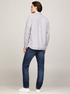 Koszule*Tommy Hilfiger Koszula O Regularnym Kroju DESERT SKY / OPTIC WHITE