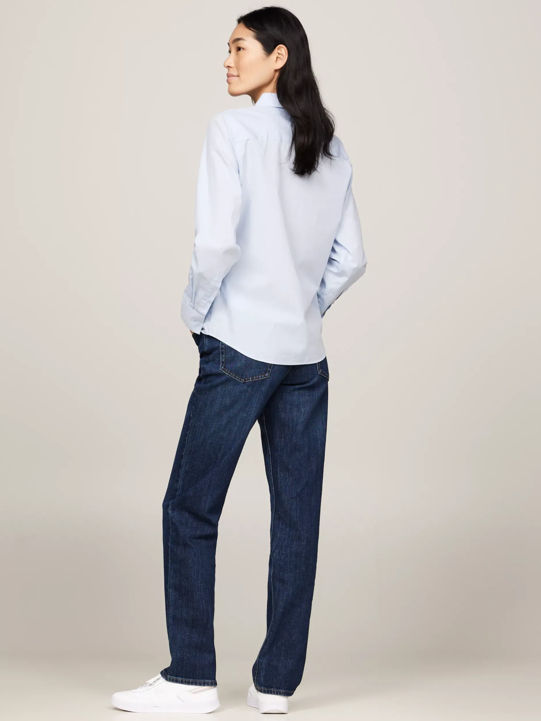 Koszule & Bluzki*Tommy Hilfiger Koszula O Regularnym Kroju Z Kolekcji Essential BREEZY BLUE