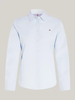 Koszule & Bluzki*Tommy Hilfiger Koszula O Regularnym Kroju Z Kolekcji Essential BREEZY BLUE