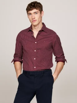 Koszule*Tommy Hilfiger Koszula O Wąskim Kroju Ze Wzorem ROUGE / MULTI