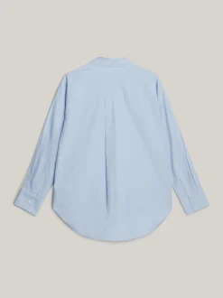 Koszule & Bluzki*Tommy Hilfiger Koszula Oversize Z Kolekcji Adaptive BREEZY BLUE