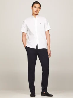 Koszule*Tommy Hilfiger Koszula Oxford TH Flex Z Kolekcji 1985 WHITE