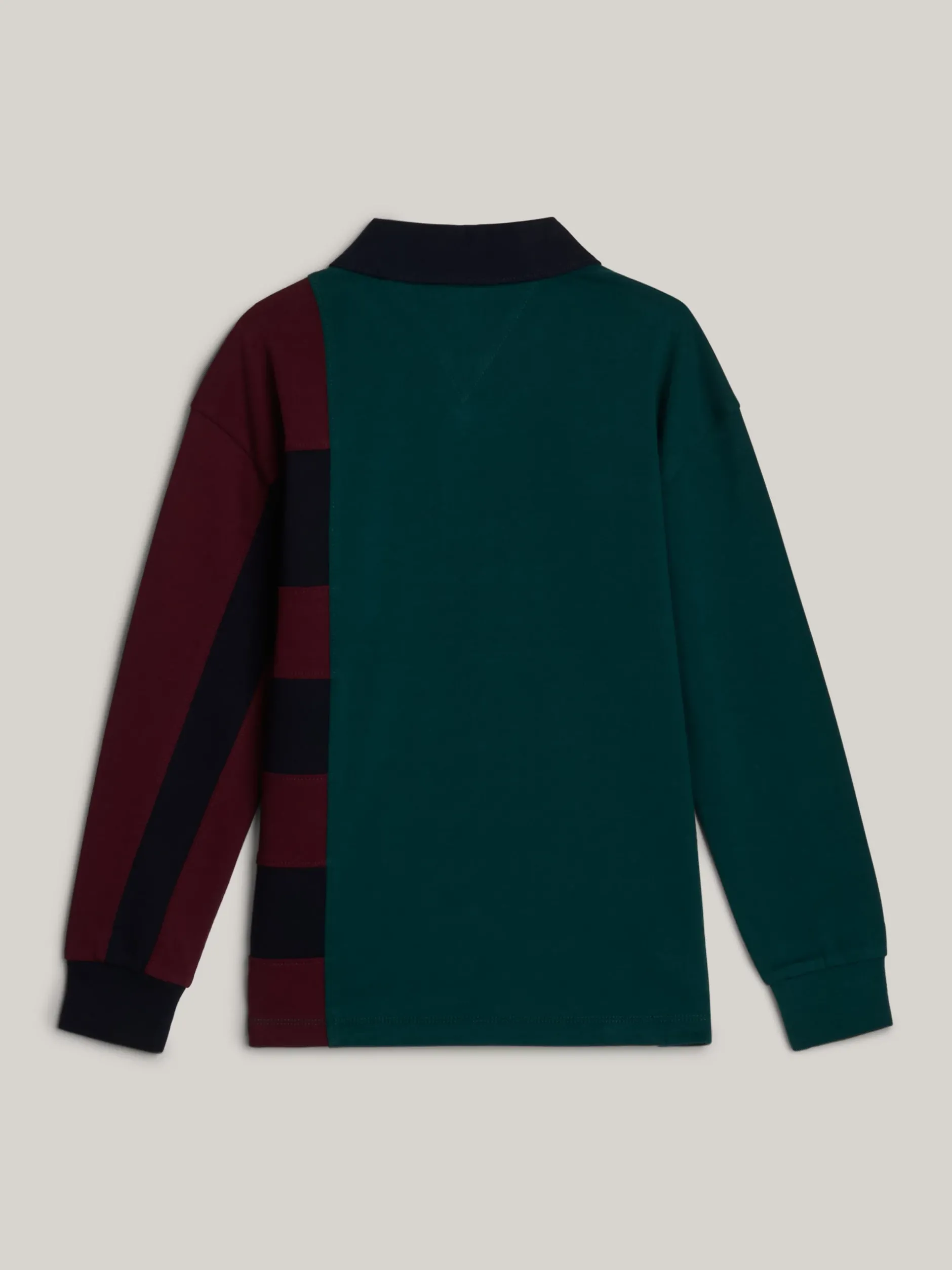 T-Shirty I Koszulki Polo*Tommy Hilfiger Koszula Polo Adaptive Z Blokami Kolorów ORNAMENTAL GREEN / ROUGE / BLUE