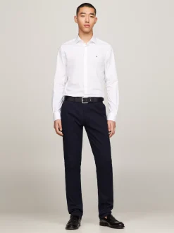 Koszule*Tommy Hilfiger Koszula Popelinowa TH Flex BRIGHT WHITE