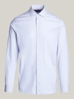 Koszule*Tommy Hilfiger Koszula Smart Casual O Wąskim Kroju W Paski TH CLASSIC BLUE STRIPE