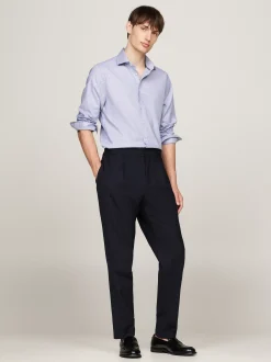 Koszule*Tommy Hilfiger Koszula Smart Casual O Wąskim Kroju W Kratkę TURBINE GREY CHECK