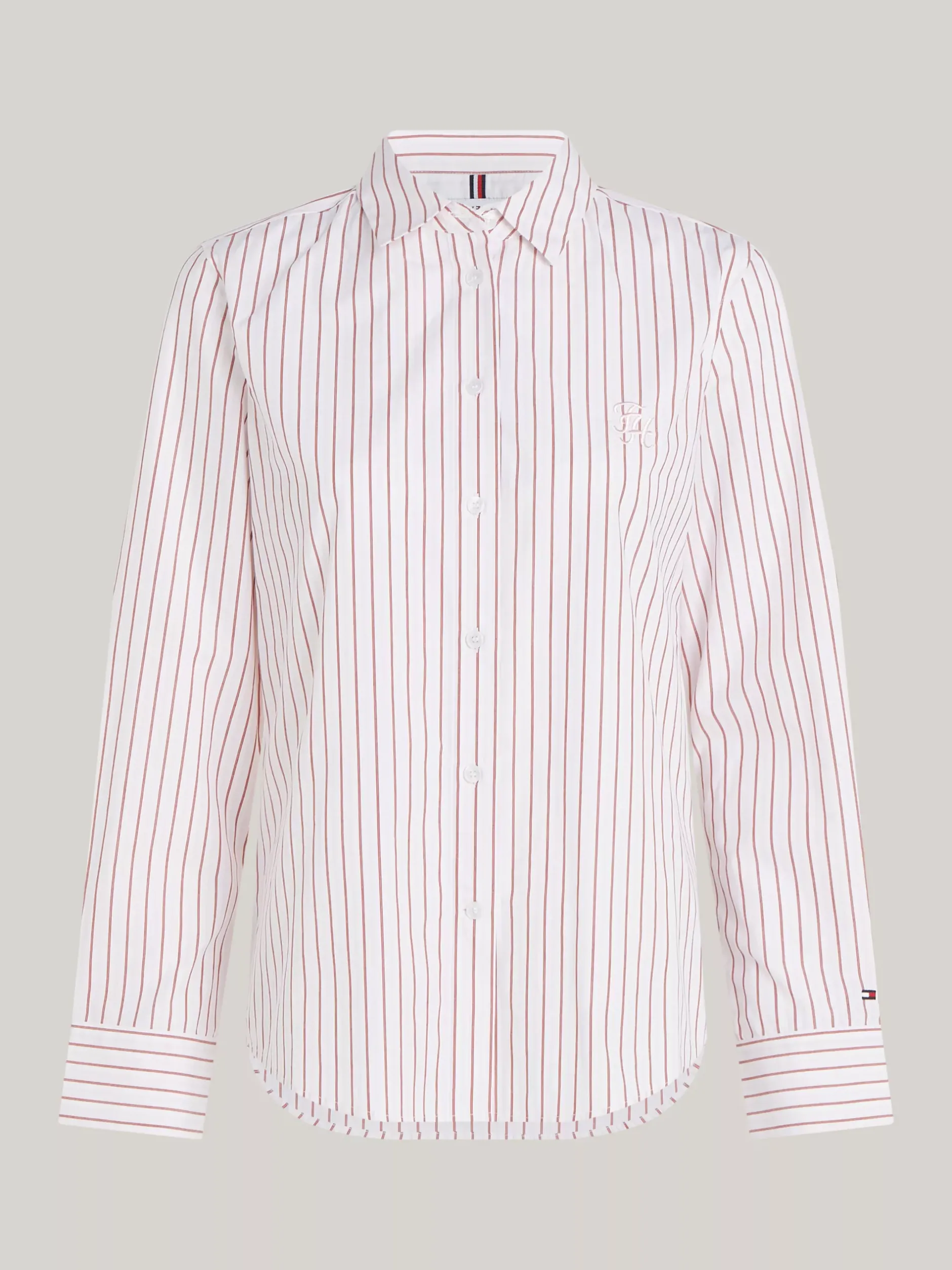 Koszule & Bluzki*Tommy Hilfiger Koszula W Kontrastowe Paski CLASSIC SHIRTING STP/ PINK