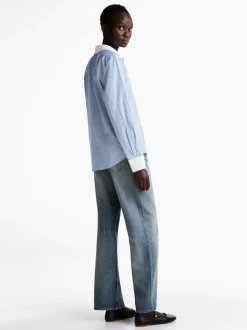 Koszule & Bluzki*Tommy Hilfiger Koszula W Kontrastowe Paski IVY STP/ VESSEL BLUE