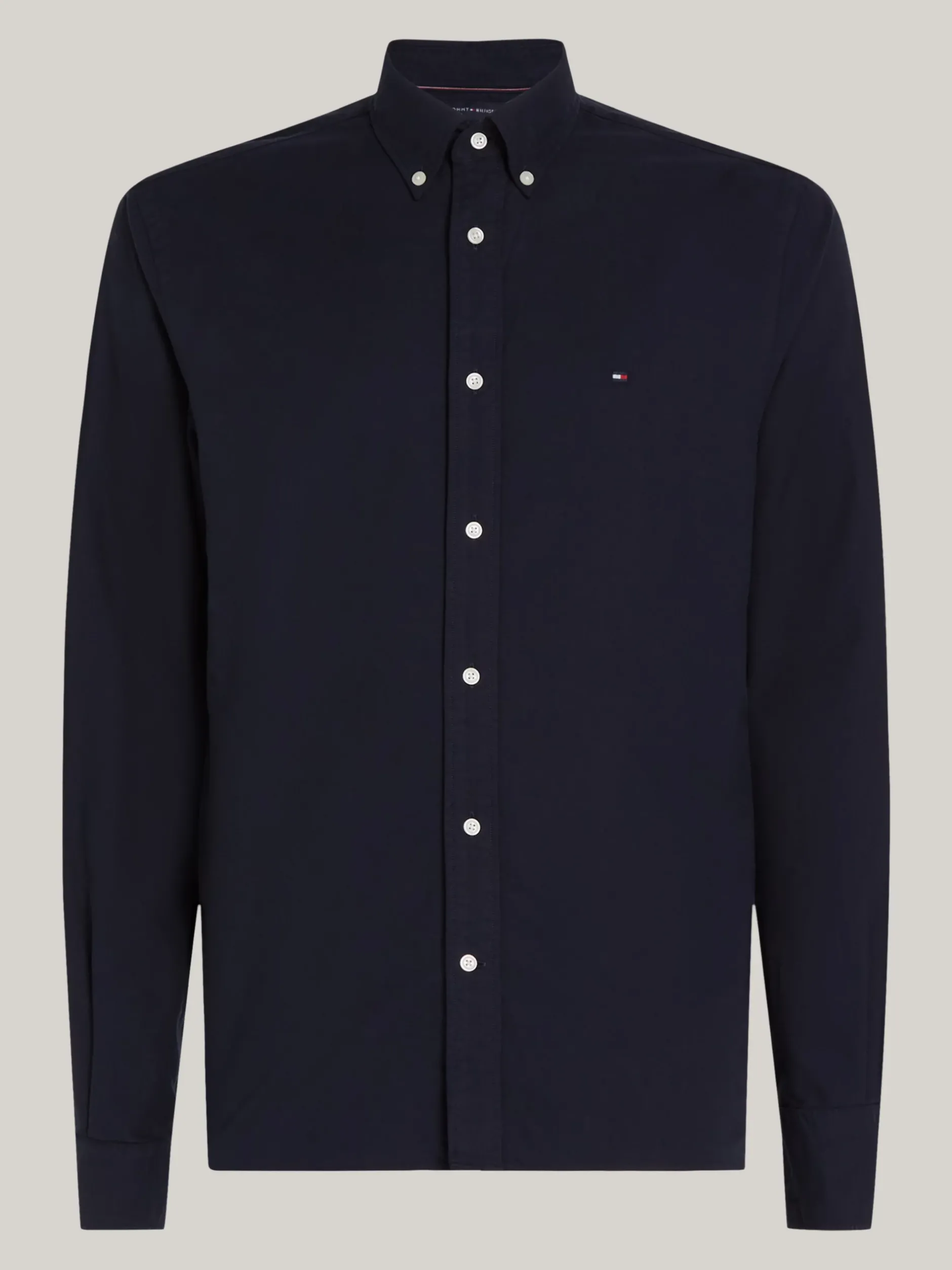 Koszule*Tommy Hilfiger Koszula Z Bawełny Oxford Farbowana Po Uszyciu DESERT SKY