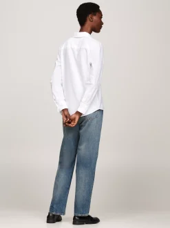 Koszule & Bluzki*Tommy Hilfiger Koszula Z Bawełny Oxford O Regularnym Kroju TH OPTIC WHITE