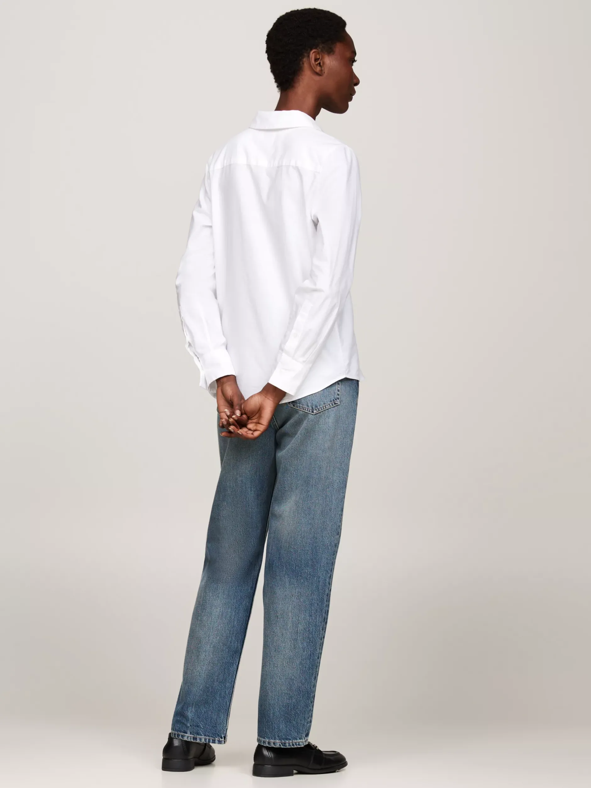 Koszule & Bluzki*Tommy Hilfiger Koszula Z Bawełny Oxford O Regularnym Kroju TH OPTIC WHITE