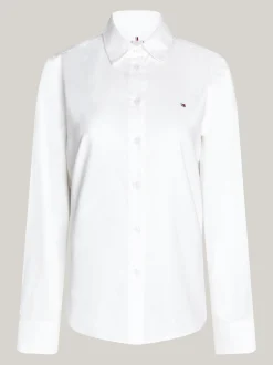 Koszule & Bluzki*Tommy Hilfiger Koszula Z Bawełny Oxford O Regularnym Kroju TH OPTIC WHITE