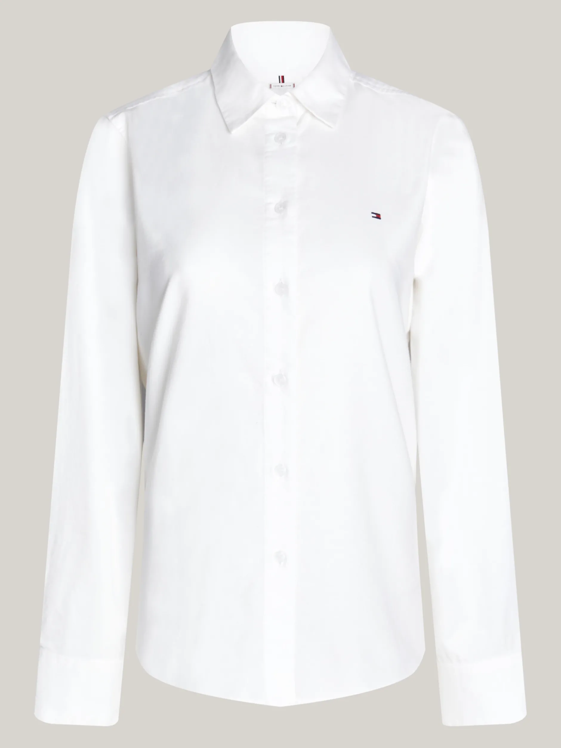 Koszule & Bluzki*Tommy Hilfiger Koszula Z Bawełny Oxford O Regularnym Kroju TH OPTIC WHITE