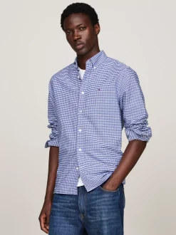 Koszule*Tommy Hilfiger Koszula Z Bawełny Oxford W Kratę Vichy ROYAL BLUE / CHECK