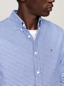 Koszule*Tommy Hilfiger Koszula Z Bawełny Oxford W Kratę Vichy ROYAL BLUE / CHECK
