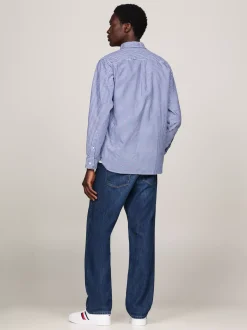 Koszule*Tommy Hilfiger Koszula Z Bawełny Oxford W Kratę Vichy ROYAL BLUE / CHECK