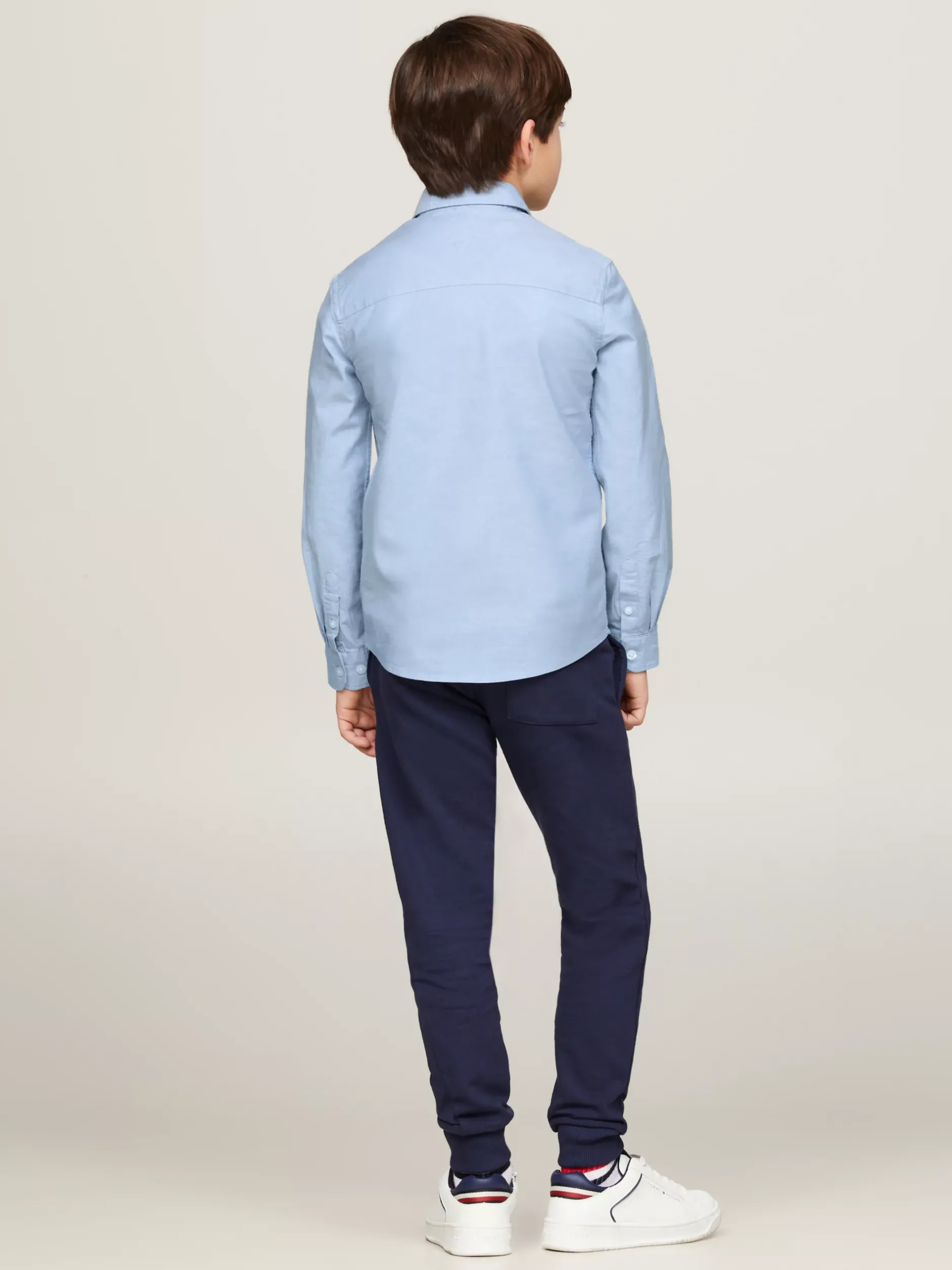 Koszule*Tommy Hilfiger Koszula Z Bawełny Typu Oxford Ze Stretchem CALM BLUE