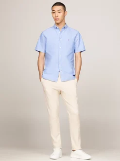 Koszule*Tommy Hilfiger Koszula Z Krótkim Rękawem Heritage SHIRT BLUE