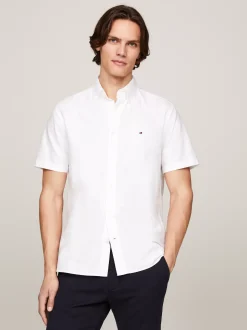 Koszule*Tommy Hilfiger Koszula Z Krótkim Rękawem Heritage OPTIC WHITE