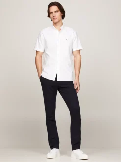Koszule*Tommy Hilfiger Koszula Z Krótkim Rękawem Heritage OPTIC WHITE