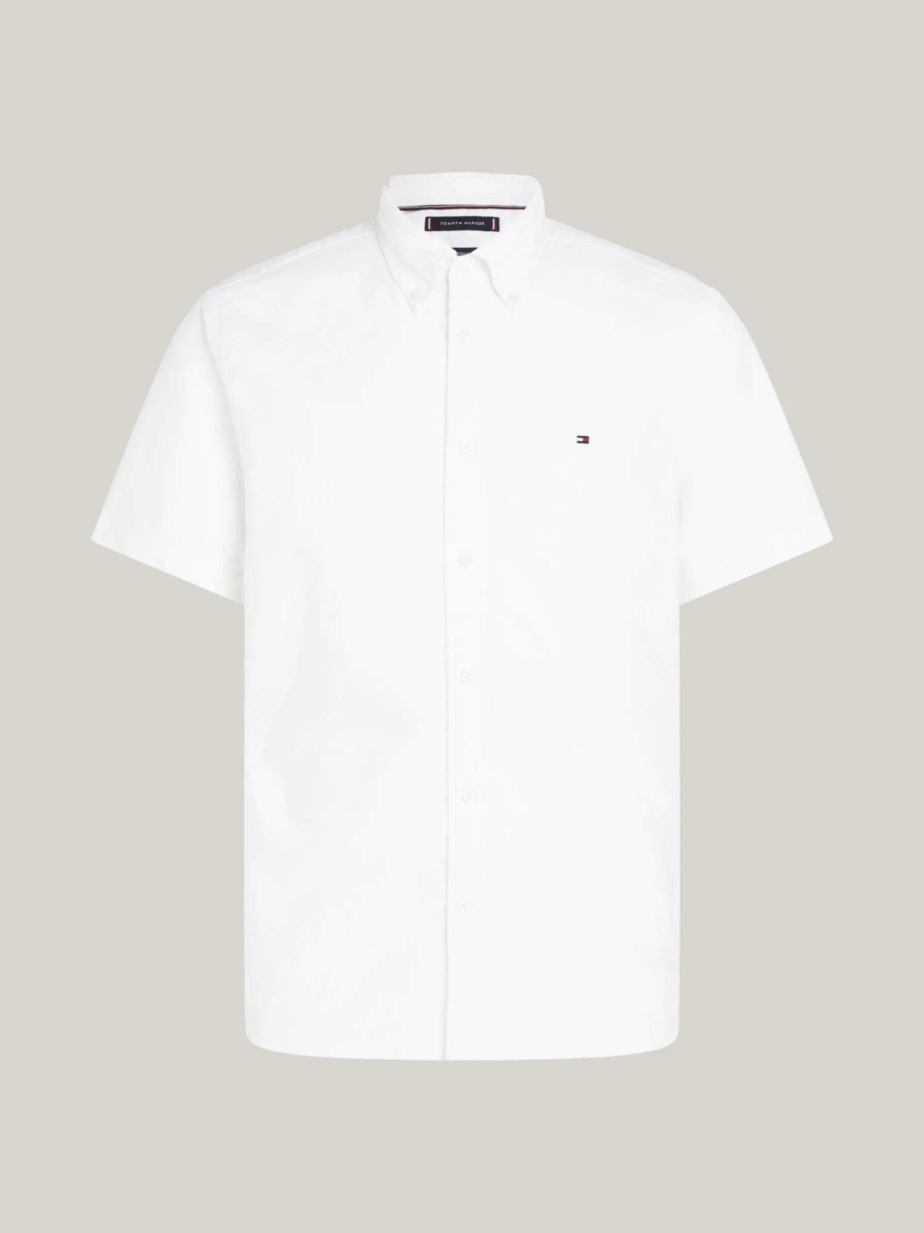 Koszule*Tommy Hilfiger Koszula Z Krótkim Rękawem Heritage OPTIC WHITE