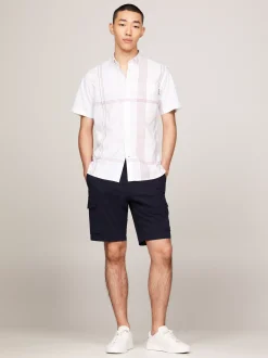Koszule*Tommy Hilfiger Koszula Z Krótkim Rękawem O Regularnym Kroju ANCIENT WHITE / MULTI