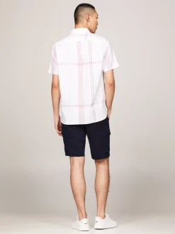 Koszule*Tommy Hilfiger Koszula Z Krótkim Rękawem O Regularnym Kroju ANCIENT WHITE / MULTI