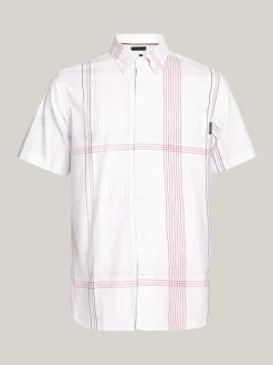 Koszule*Tommy Hilfiger Koszula Z Krótkim Rękawem O Regularnym Kroju ANCIENT WHITE / MULTI