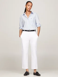 Koszule & Bluzki*Tommy Hilfiger Koszula Z Naszywaną Kieszenią I Flagą BREEZY BLUE