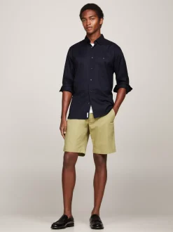 Koszule*Tommy Hilfiger Koszula Z Popeliny Bawełnianej TH Flex DESERT SKY
