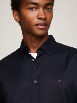 Koszule*Tommy Hilfiger Koszula Z Popeliny Bawełnianej TH Flex DESERT SKY
