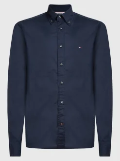 Koszule*Tommy Hilfiger Koszula Z Popeliny Bawełnianej TH Flex DESERT SKY