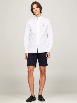 Koszule*Tommy Hilfiger Koszula Z Popeliny Bawełnianej TH Flex WHITE