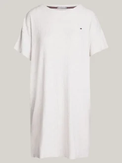 Piżamy & Odziez Nocna|Stroje Domowe*Tommy Hilfiger Koszulka Nocna Z Dżerseju TH Original ICE GREY HEATHER