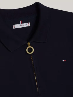 Koszulki Polo*Tommy Hilfiger Koszulka Polo Adaptive Z Haftem DESERT SKY