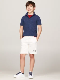 T-Shirty I Koszulki Polo*Tommy Hilfiger Koszulka Polo Hilfiger Monotype AEGEAN SEA HEATHER