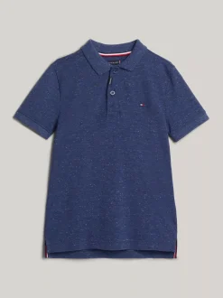 T-Shirty I Koszulki Polo*Tommy Hilfiger Koszulka Polo Hilfiger Monotype AEGEAN SEA HEATHER