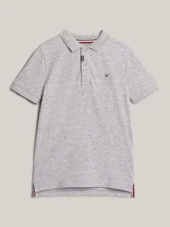 T-Shirty I Koszulki Polo*Tommy Hilfiger Koszulka Polo Hilfiger Monotype LIGHT GREY HEATHER