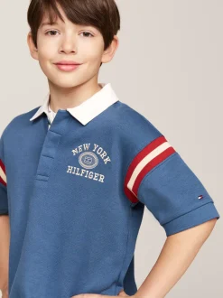 T-Shirty I Koszulki Polo*Tommy Hilfiger Koszulka Polo Hilfiger Monotype AEGEAN SEA