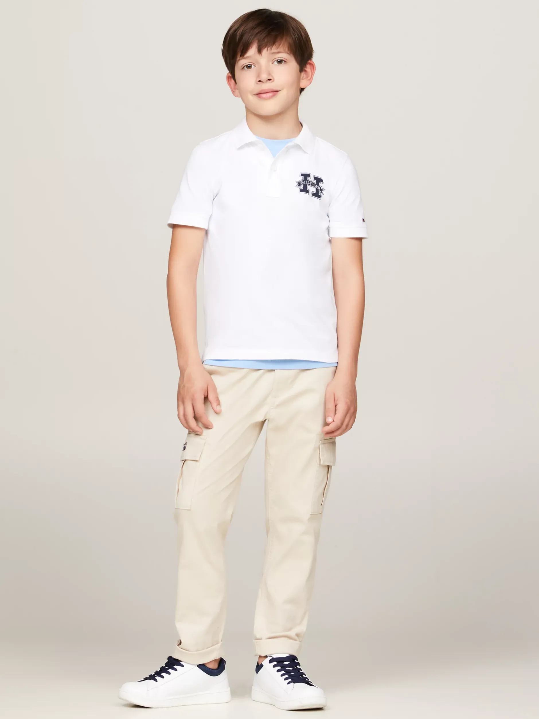 T-Shirty I Koszulki Polo*Tommy Hilfiger Koszulka Polo O Regularnym Kroju WHITE