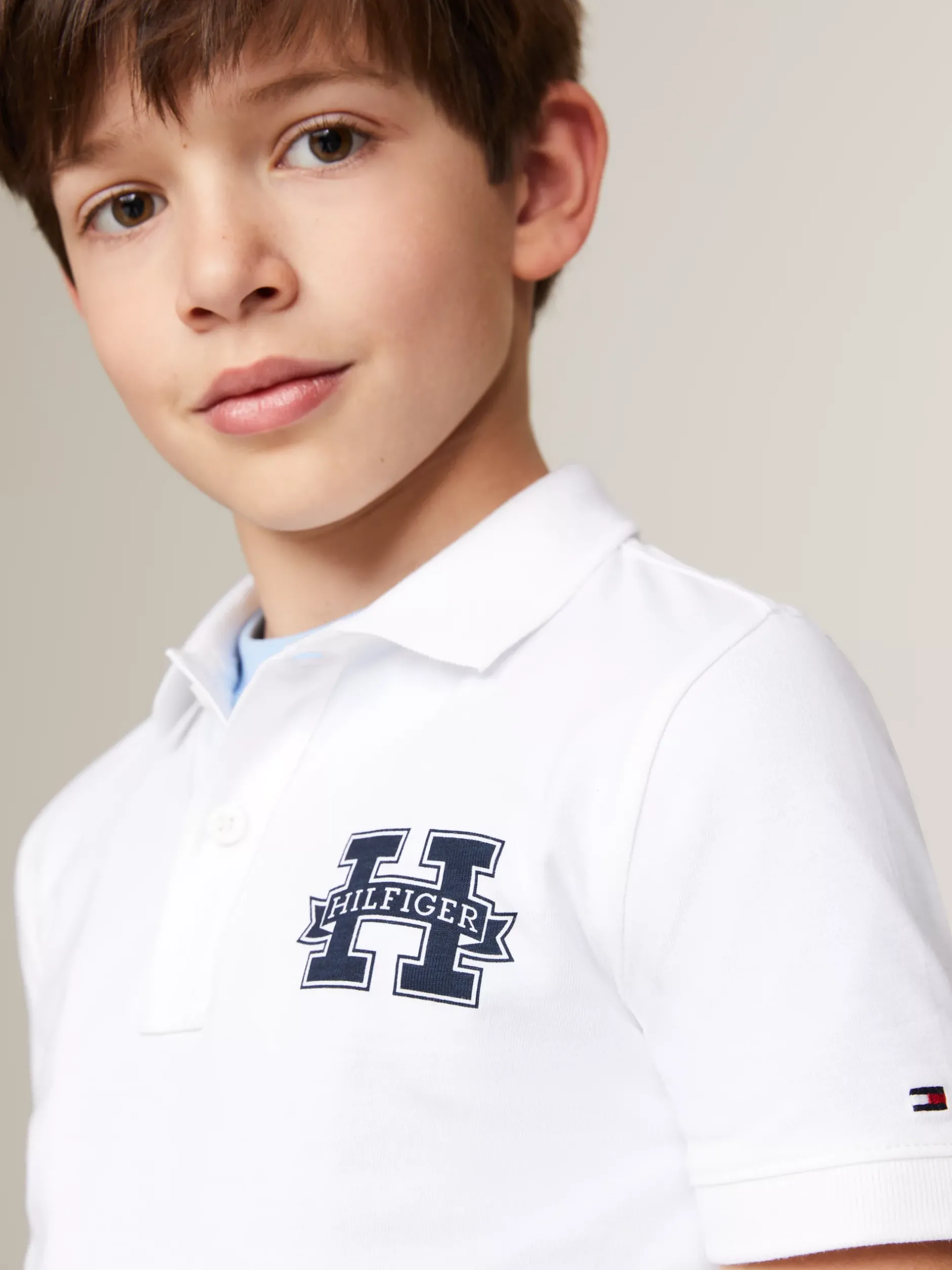 T-Shirty I Koszulki Polo*Tommy Hilfiger Koszulka Polo O Regularnym Kroju WHITE