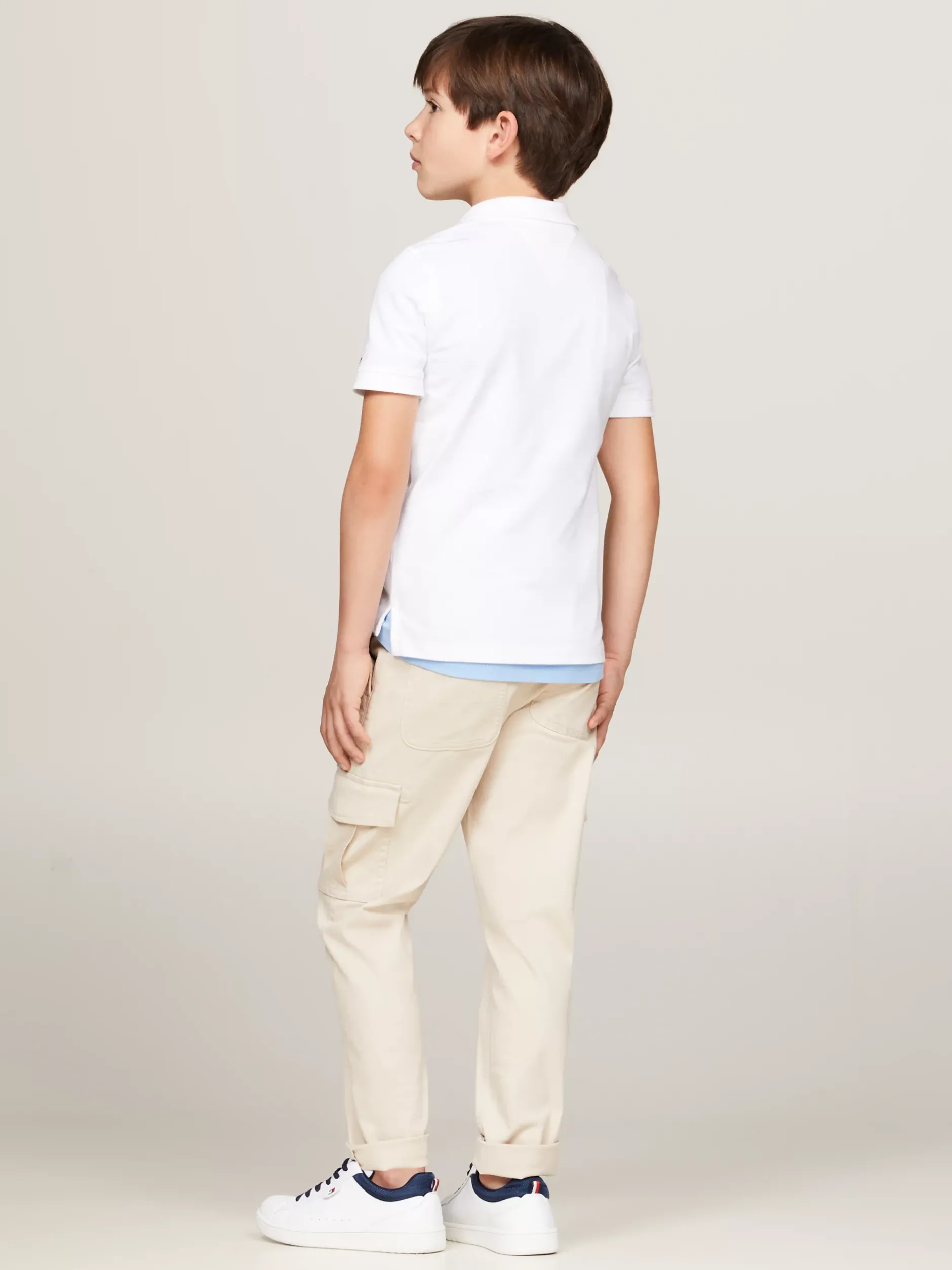 T-Shirty I Koszulki Polo*Tommy Hilfiger Koszulka Polo O Regularnym Kroju WHITE