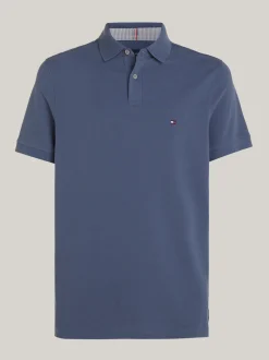 Koszulki Polo*Tommy Hilfiger Koszulka Polo O Regularnym Kroju Z Flagą 1985 Collection FADED INDIGO