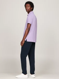 Koszulki Polo*Tommy Hilfiger Koszulka Polo O Regularnym Kroju Z Flagą 1985 Collection LAVENDER HEATHER