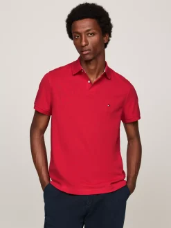 Koszulki Polo*Tommy Hilfiger Koszulka Polo O Regularnym Kroju Z Flagą 1985 Collection PRIMARY RED