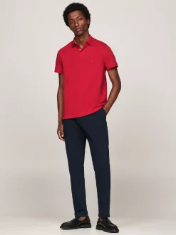 Koszulki Polo*Tommy Hilfiger Koszulka Polo O Regularnym Kroju Z Flagą 1985 Collection PRIMARY RED